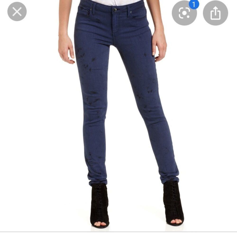 NWT Rachel Roy Denim blue splatter tie dye jeans size 24